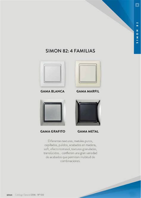 simon 82 concept comprar|Catálogo General Simon 82 I Simon .